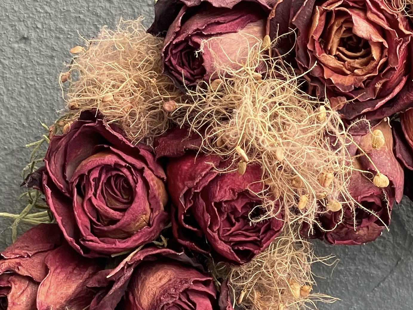 ドライフラワーリース／WREATH Dryflower Rose